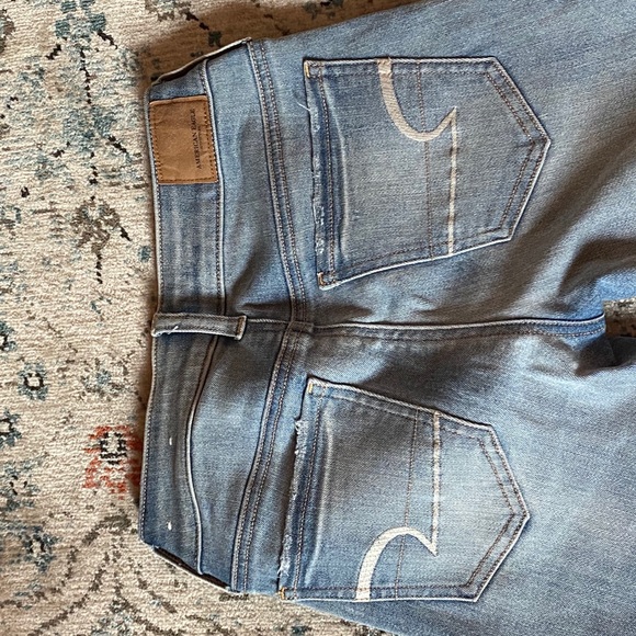 JEANS 3 FOR $50 American Eagle light blue jeggings - Picture 2 of 4